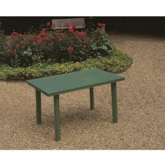 Dmora Dmora Table DExt&eacute;rieur Rectangulaire, Made In Italy, 126x76x72 Cm, Couleur Vert