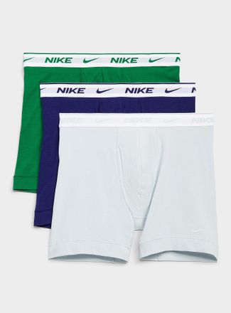 Nike Mens 7 grey/blue/green boxer briefs Dri-FIT Essential 3-pack