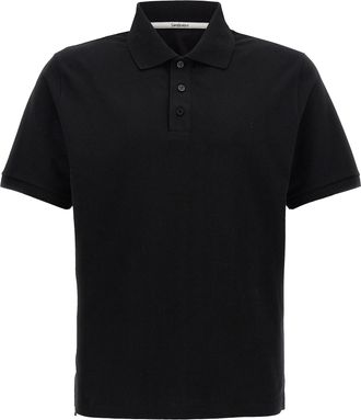 Saint Laurent Mens Logo Embroidery Polo Shirt