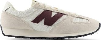 New Balance Unisex 471 en Beige/Blanco, Gamuza/Malla, Talla 35.5