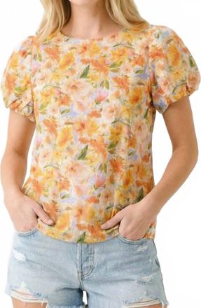 Staccato Hillard Top In Orange