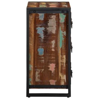 Berkfield Home Sideboard 50x35x70 cm Solid Wood Reclaimed in Brown | Size: 50 x 35 x 70 cm