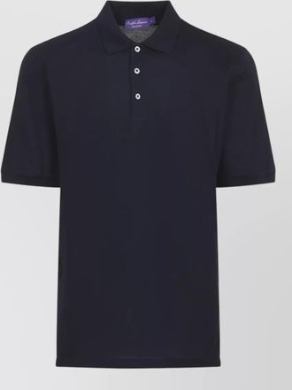 Ralph Lauren Purple Label cotton short-sleeve polo shirt