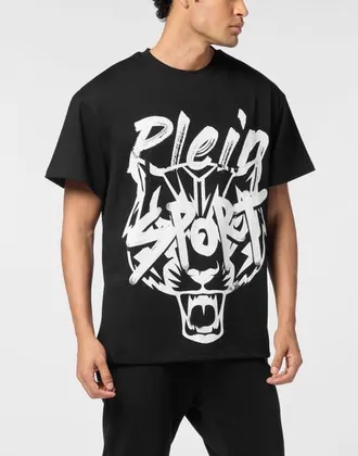 Plein Sport Round Neck T-Shirt Plein Sport Men in Black at Nordstrom, Size Xxx-Large
