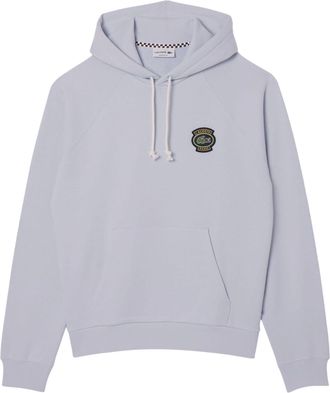 Lacoste Heren Logo Relaxed Fit Hoodie (Blauw)