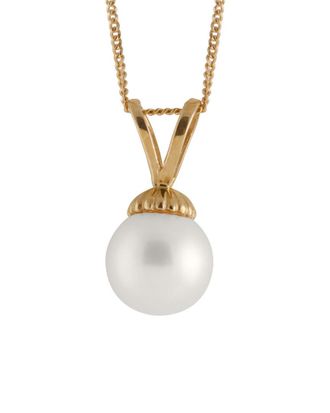 Splendid Pearls Plated 8-8.5Mm Pearl Necklace