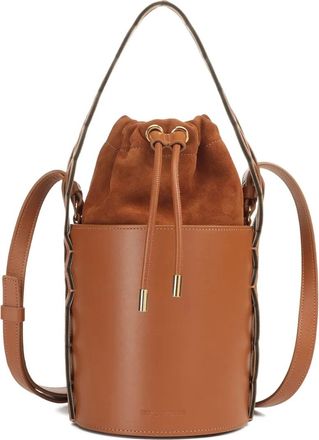 Sergio Rossi Borsa a secchiello Sr Mermaid - Marrone