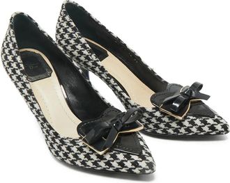 Dior Pumps con motivo pied-de-poule - Bianco