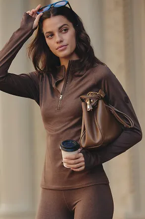 Varley Always Half-Zip Long-Sleeve Top