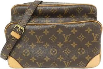 Louis Vuitton Pre-owned Cross Body Bags, male, Brown, Size: ONE SIZE Pre-owned Monogram Shoulder Bag