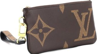 Louis Vuitton Trio Pouch Set Reverse Monogram Giant clutch bag - Bruin