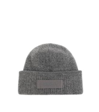 Jacquemus Grey Logo Beanie Cap