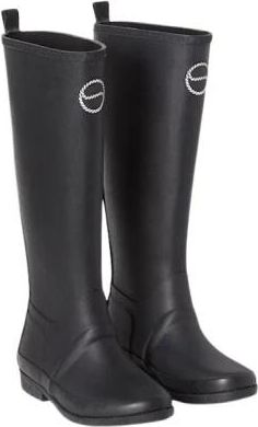 Busnel Robbie Rubberlaarzen - Dames - Regenlaarzen - Zwart - 38 EU - Polyester - Schoenen