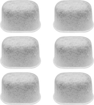 OEM 6 Filtros De Agua De Carb&oacute;n Activado, Aptos Para La Cafetera Espresso Breville Bwf100, Una Alternativa A Los Filtros De Caf&eacute; Desechables