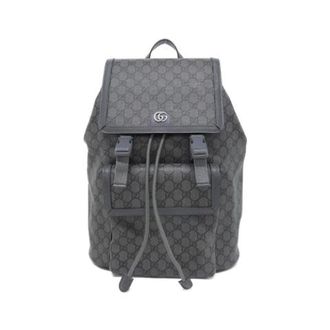 Gucci Vintage, unisex, Grijs, ONE Size, Pre-owned Ophidia GG Supreme Canvas Rugzak