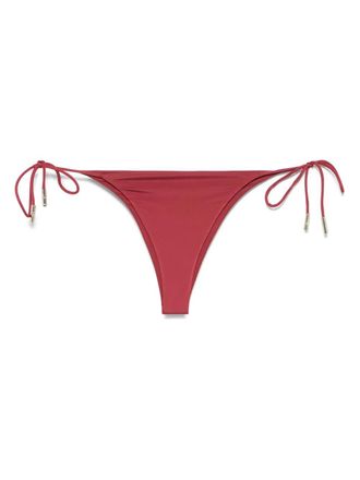 Patrizia Pepe Bikinislip met rubberen logo - Rood