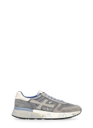 Premiata Grey Mick 7247 Suede Sneakers
