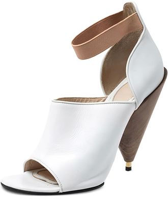 Givenchy Sandali con tacco a cono 130mm - Bianco