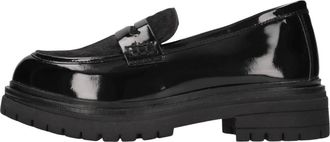 Emanuelle Vee Uma Loafers - Dames - Loafers - Zwart - 39 EU - Leer - Schoenen