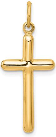 Diamond2Deal 14k Yellow Gold Cross Pendant