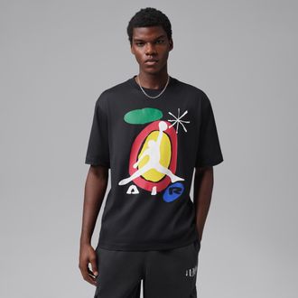 Nike Jordan Mens Jordan Brooklyn T-Shirt in Black | IO0017-010