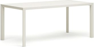 K Home Hochwertiger Gartentisch Culipo 180 x 90 cm - Weiss