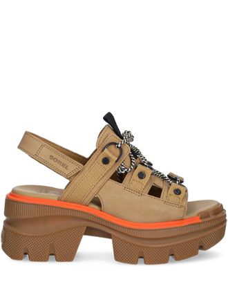 Sorel Sandali con plateau - Marrone