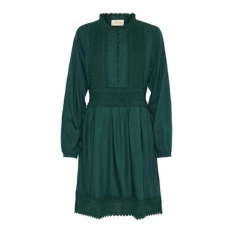 Cream Ponderosa Pine Dress with Lace Details - female - Cream - Midi Dresses - Green - 2XL - Dresses