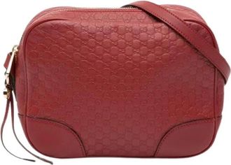 Gucci Pre-owned Cross Body Bags, female, Red, Size: ONE SIZE Pre-owned Vintage Cross Body Bag