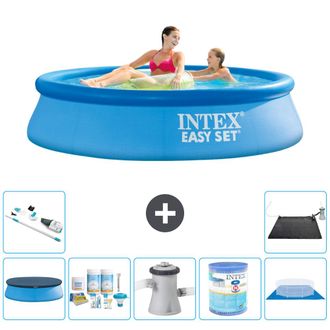 Intex Piscina Easy Set Redonda - 244x61 Cm - 7-piezas S40429