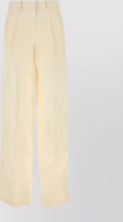 Magda Butrym wide-leg high waist trousers with belt loops