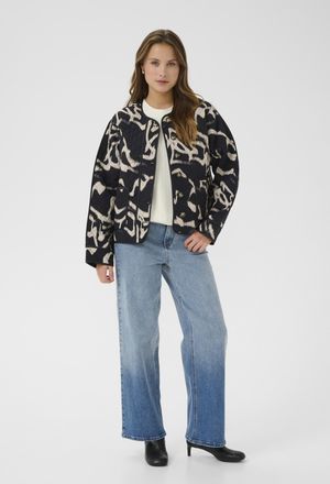 Kaffe Jas KAkayla Loose fit black offwhite