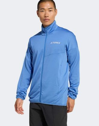 adidas Terrex Xperior Climawarm - Giacca leggera in pile color blu ray