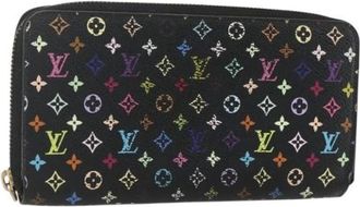 Louis Vuitton Pre-owned Wallets, female, Multicolor, Size: ONE SIZE Pre-owned Canvas Wallet