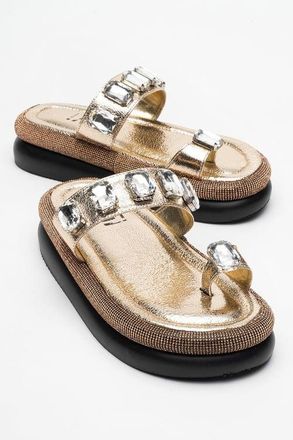 Prologue Evans Jeweled Platform Sandaal