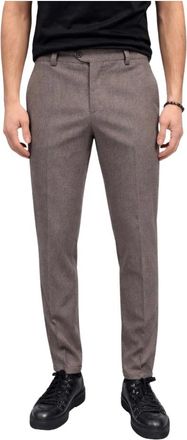 Pantaloni Torino Pantalone Rebel - Heren - Nette broeken - Bruin - W36 - Leer - Broeken
