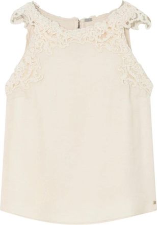 Gustav Sleeveless Tops - Dames - Tops zonder mouwen - Wit - 2XL - Tops