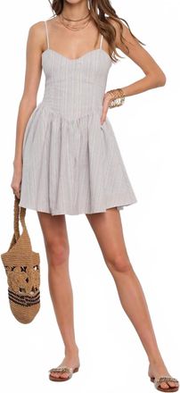 Heartloom Claret Mini Dress In Bay