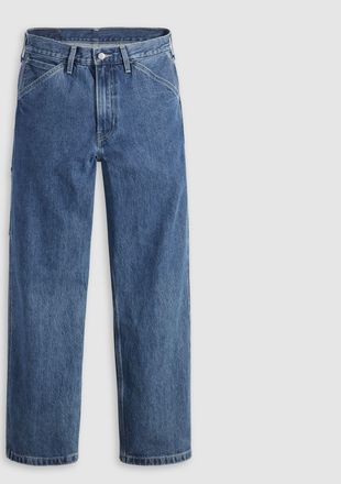 Levi's 568 Loose Straight Carpenter Jeans - Mens - 26X30 - Medium Wash / Medium Indigo Stonewash