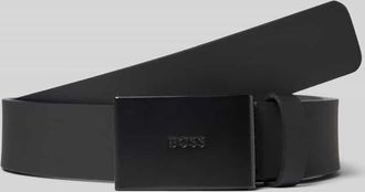 HUGO BOSS Gürtel aus echtem Rindsleder Modell TION -GUM in Black, Größe 100