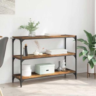 vidaXL vidaXL Armadio per Libri Legno vecchio 100 x 33 x 70,5 cm