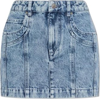 Isabel Marant Juana Denim Rok - Dames - Spijkerrokken - Blauw - XS - Denim - Rokken