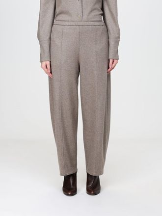 Liviana Conti Pantaloni baggy Joseph in misto cashmere con vita elasticizzata