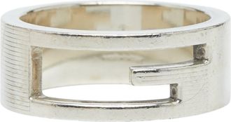 Gucci Silver Silver 925 Band Ring (Pre-Owned)