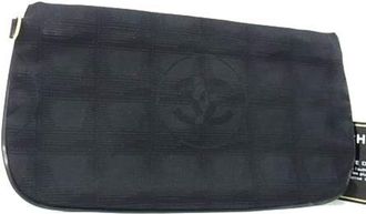 Chanel Black Nylon Pouch (Pre-Owned)