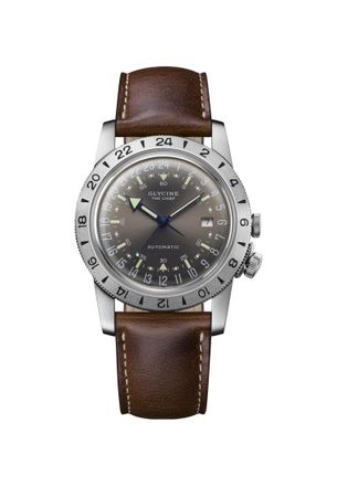 Glycine GL0412 Mens Airman Watch - Silver - One Size