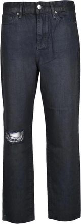 A|X Armani Exchange Katoenen Jeans - Dames - Regular Fit Jeans - Zwart - W30 - Katoen - Jeans