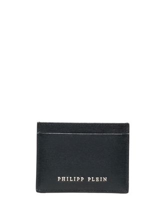 Philipp Plein TM textured cardholder - men - Leather - One Size - Black