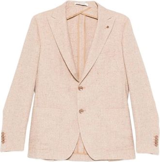 Tagliatore Jassen, Heren, Beige, M, Katoen, Montecarlo Blazer
