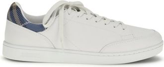 Burberry White Color Block Sneakers